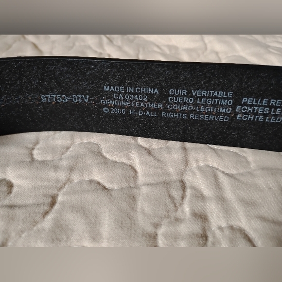 Harley-Davidson Black Belt Bag with Iconic Design - Picture 7 of 16